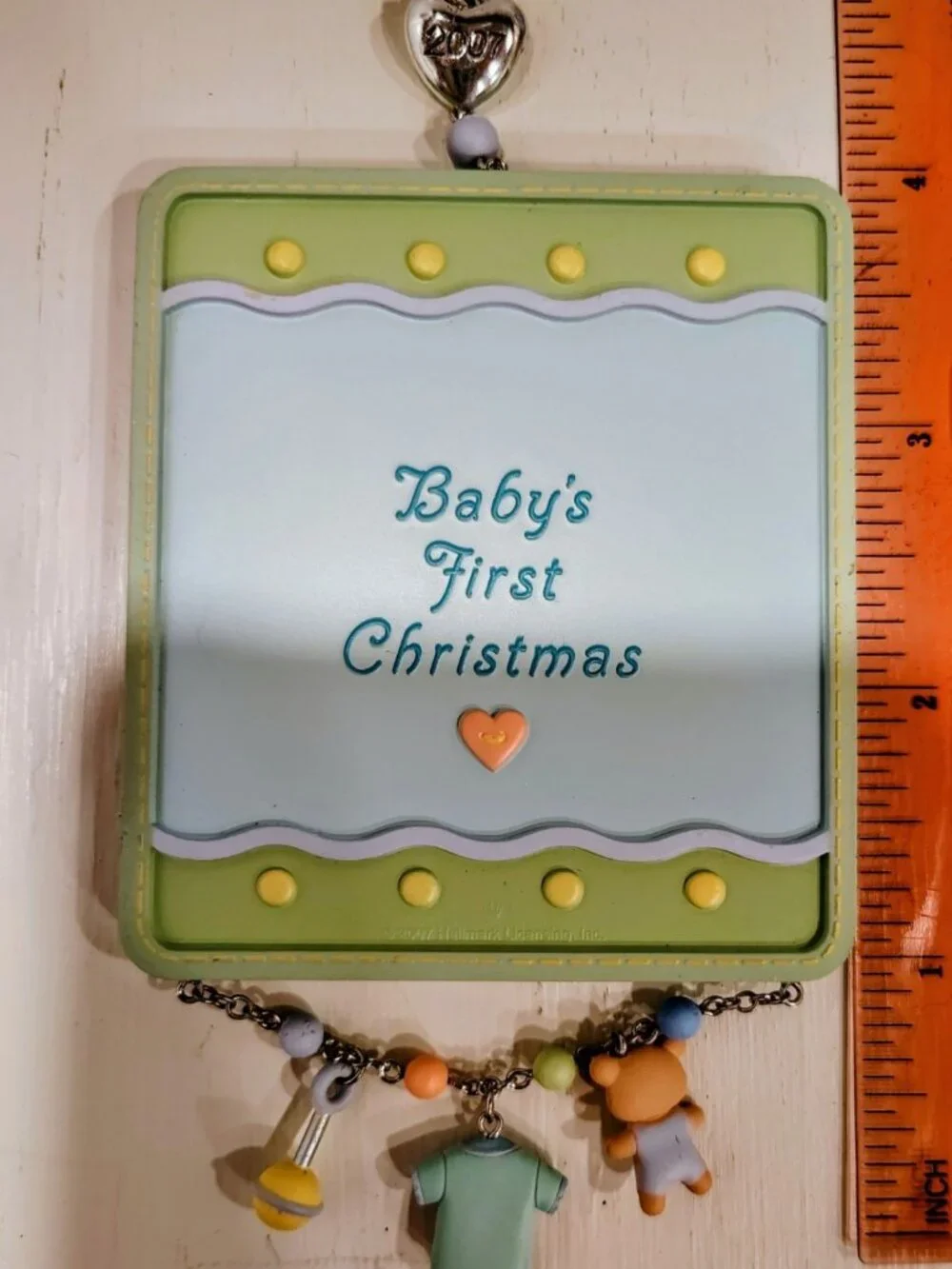 Hallmark Keepsake Ornament, Baby's 1st Christmas 2007, NWT, NIB